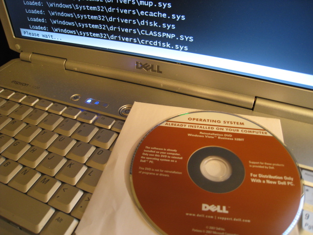Installation Of Windows Vista On Dell
