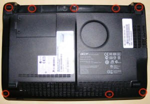 Aspire One Bottom
