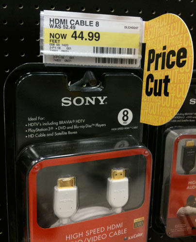 HDMI cable from Target