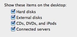 Show Hard Drive on Desktop