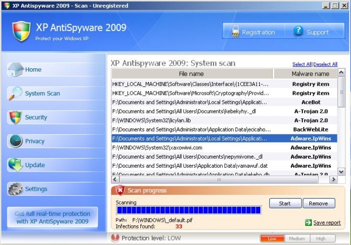 XP Antispyware 2009
